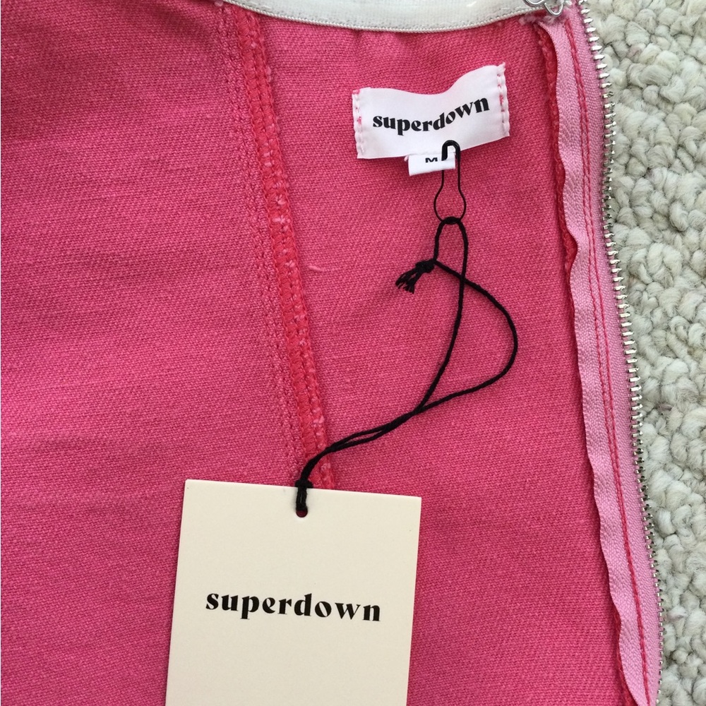 Superdown strapless denim top - Picture 7 of 8